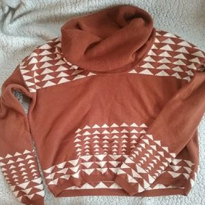 Indie crop top sweater